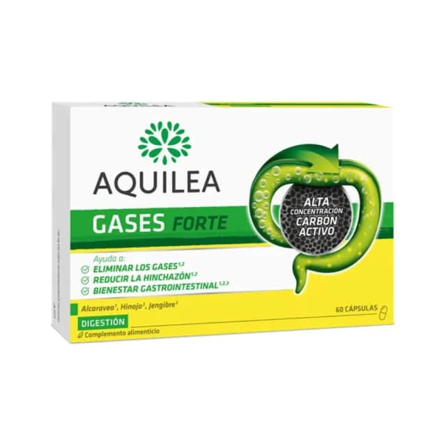 Aquilea Gases Forte Carbón Vegetal 60 Cápsulas