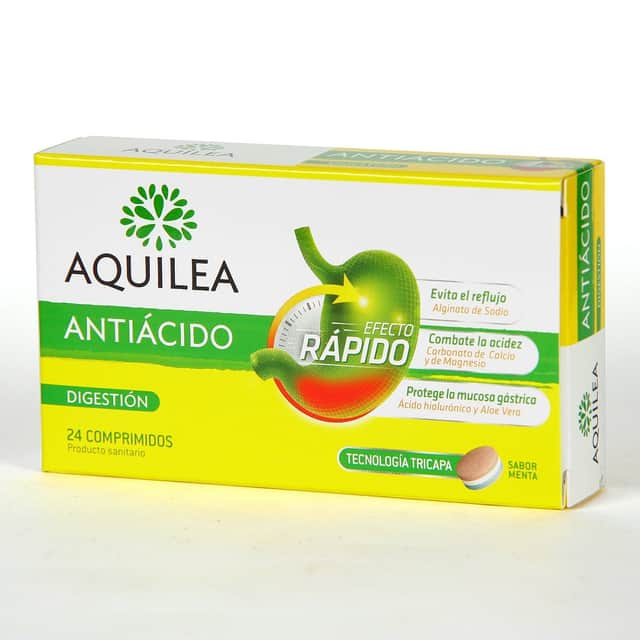 Aquilea Antiácido 24 comprimidos sabor menta