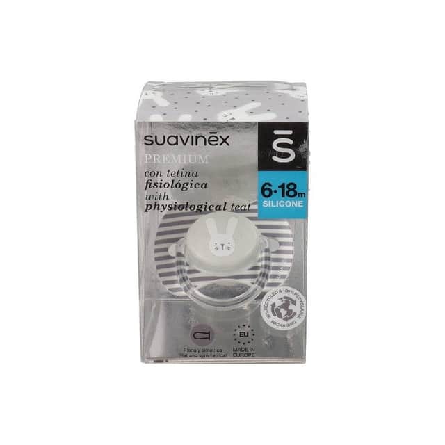 Suavinex Chupete Premium Tetina Fisiológica 6-18 Meses