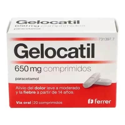 Gelocatil 650 mg 20 comprimidos