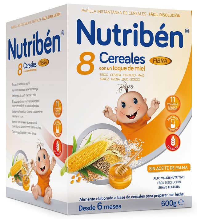 Nutribén 8 Cereales Miel Fibra 600g