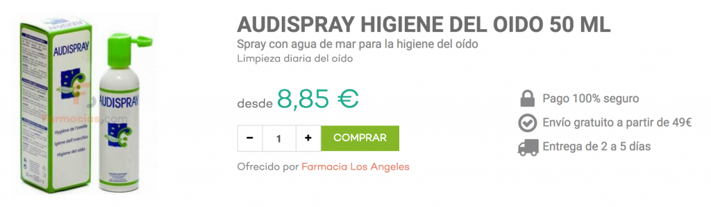 audispray higiene oído farmacias.com
