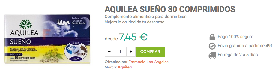 oído aquilea sueño melatonina farmacias.com