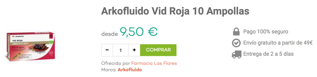 arkofluido vid roja farmacias.com