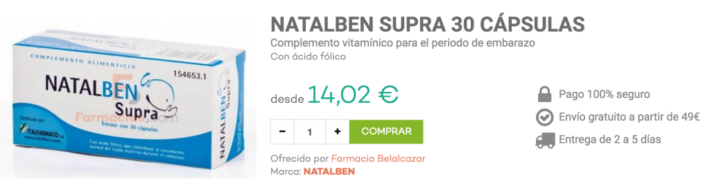 natalben lactancia farmacias.com