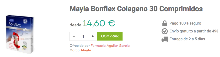 mayla bonflex colágeno farmacias.com