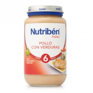 Comprar Nutribén Potito Pollo con verduras farmacias