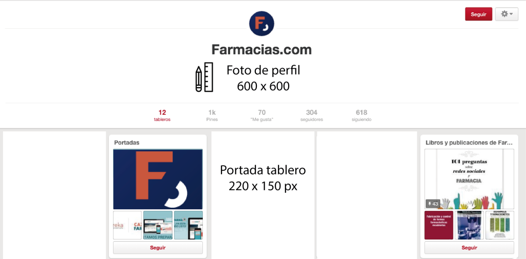 tamaño imagen pinterest Farmacias.com