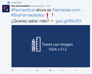 tamaño portada Twitter Farmacias.com